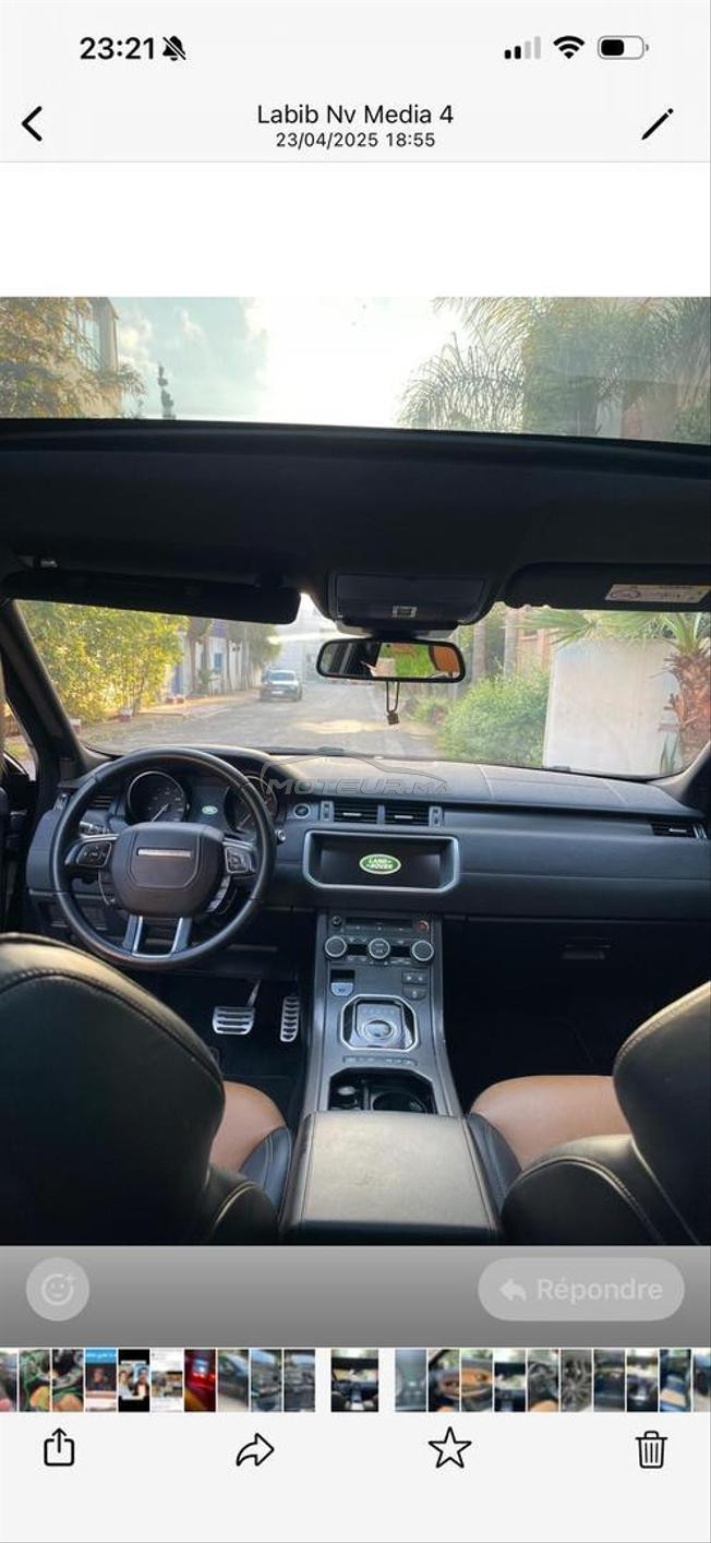 range rover évoque dynamique 