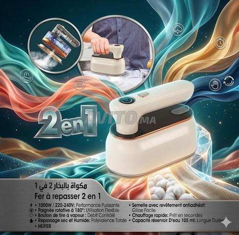 Fer à Repasser Vapeur 2 en 1 Portable - 2