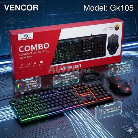 Améliorez votre setup avec le Combo Gaming VENCOR GK105