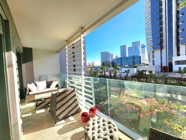 شقة مفروشة جميلة غرفتين الدار البيضاء المالية سيتي