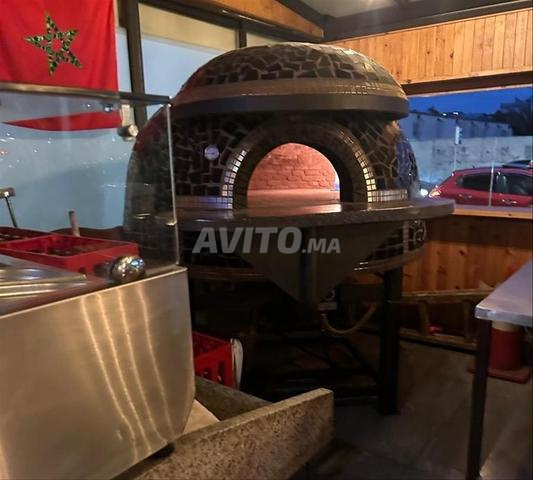 Four à pizza napolitain professionnel bois/gaz