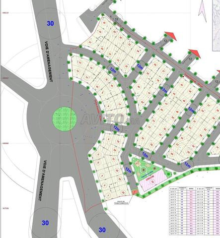 3 Lots R3 R2 Lotissement Jalili AWAMA Tanger - 2
