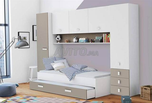 Lit enfant avec placards 3000 DH - 2