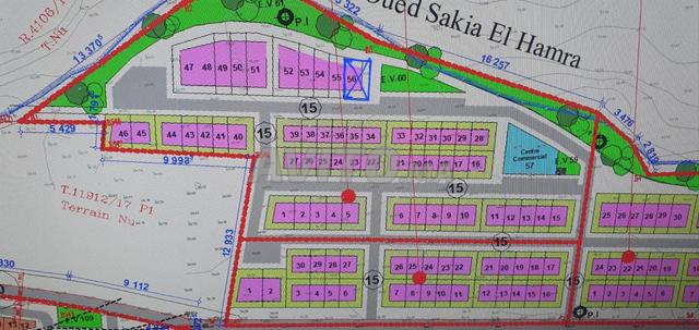 Terrain à vendre à Laâyoune. Surface totale