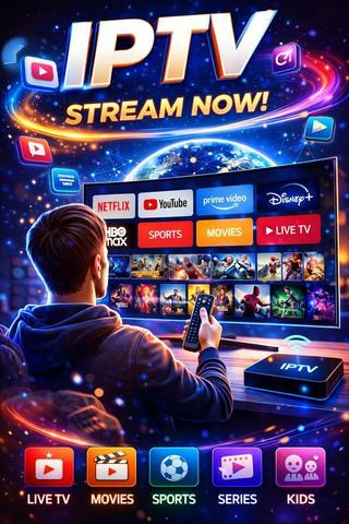 Abonnement IPTV pour regarder les chaînes mondiales et les matchs.