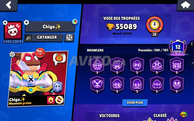 Compte Brawl Star Ensiena - 2