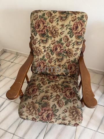 Fauteuil à bascule en bois massif - 2