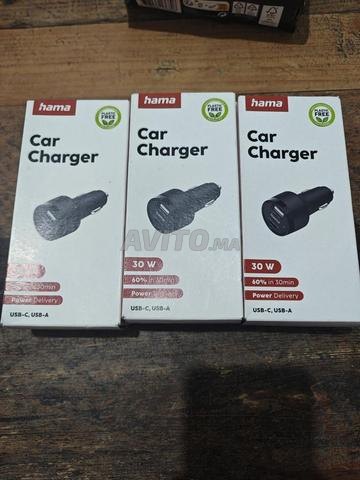 شاحن سيارة سريع 30 واط HAMA USB C-A