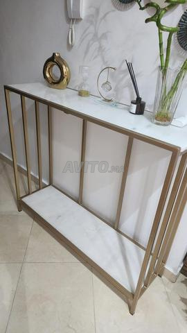 كونسول مدخل رخامي بمستويين - 2