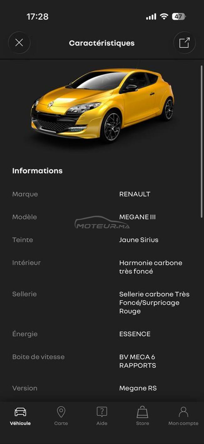À VENDRE – Renault Mégane III RS – 2013