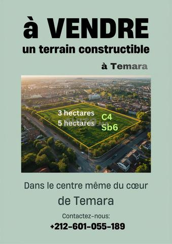 Un terrain constructible au cœur de Temara