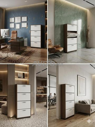 خزانة أحذية من إم دي إف بجودة جيدة - 2