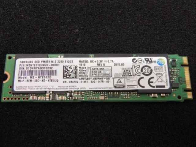 Samsung M2 SSD NVMe 512