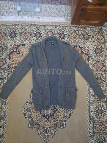 سترة كارديجان H&M رمادية رجالية - مقاس S