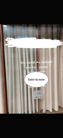 Vitrine coulissante avec cache rideau - 2