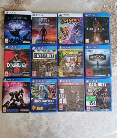 Jeux PS5 et PS4 (voir la description) - 2