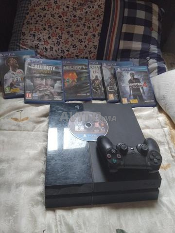 💥💥بلاي ستيشن 4 ويد تحكم و 6 أقراص وكابلات أصلية💥💥