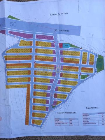 أرض بواجهتين 120 متر مربع مرآب 3 تجزئة