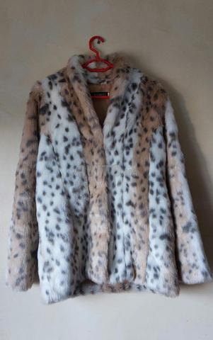 Manteau en fausse fourrure pour homme