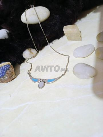 Collier plaqué 925 design simple et élégant - 2