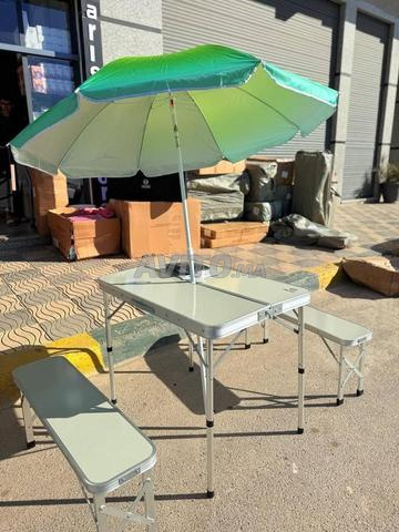 Table de pique-nique avec parasol 😍 - 2