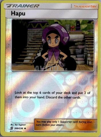 Carte Pokémon Vrai Supporter HAPU