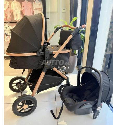 عربة أطفال بريميوم KIDILO 3 في 1