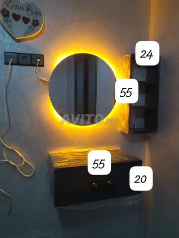 Promotion 🔥🔥 Coiffeuse avec miroir LED 😍