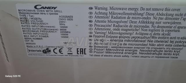 MICRO-ONDES 30L EFFET MIROIR SILVER CANDY - 2