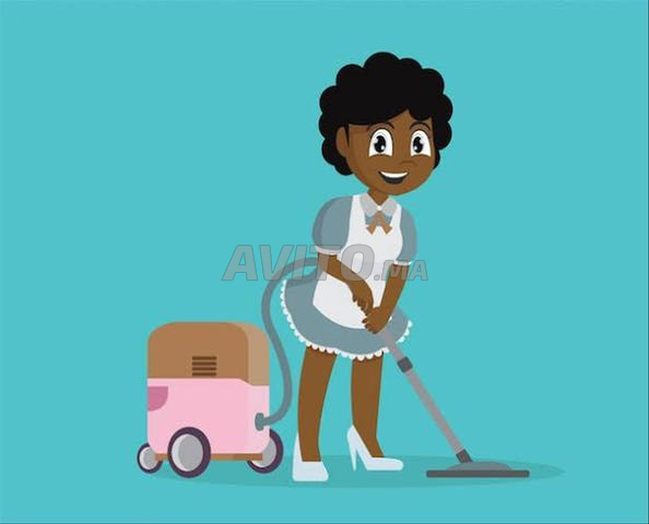 رعاية كبار السن عاملة تنظيف مؤقتة