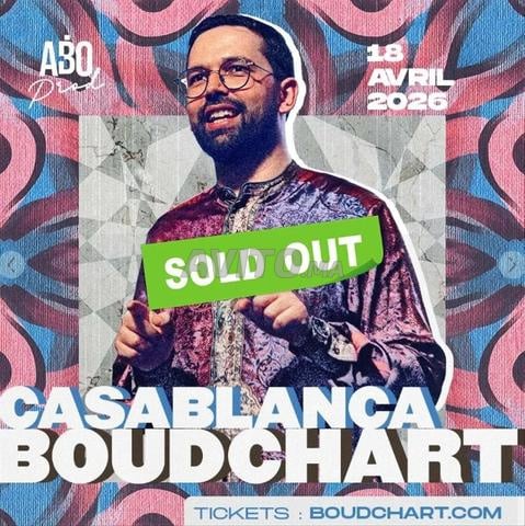 تذاكر بودشارت VIP – الدار البيضاء – 18 أبريل 2026