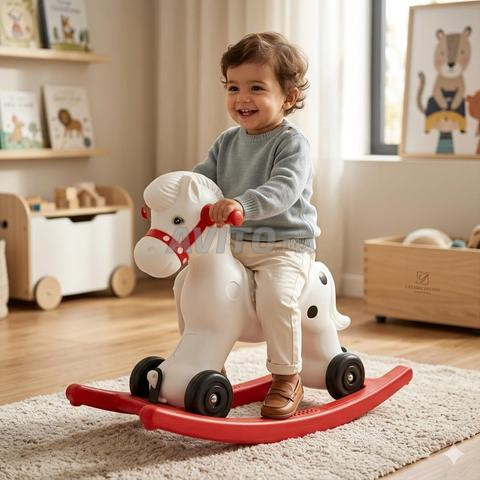 حصان 🐎 هزاز للأطفال بالموسيقى 1/3 سنوات