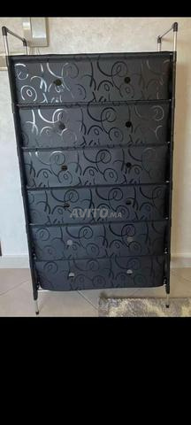 Organisateur de chaussures en noir - 2