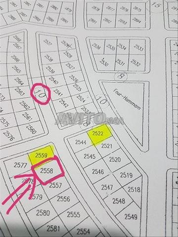 Terrain titré 99m lotissement El Bahra Tanger