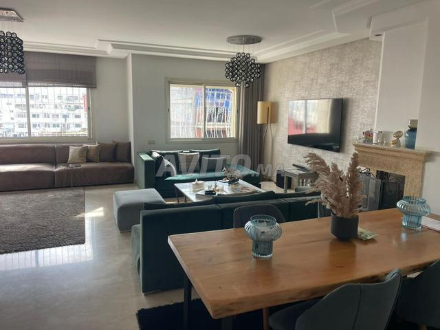 À louer appartement à Maarif -2ch meublé -150m2 - 2