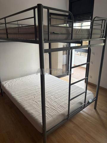 Lit 4 places superposé 140*190 matelas inclus - 2