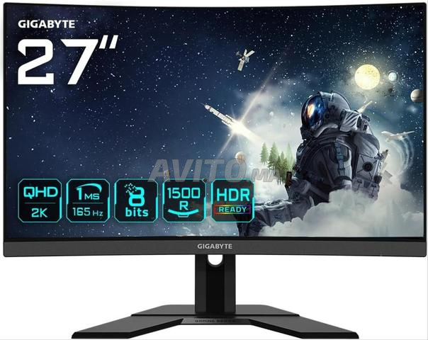 Écran Gaming GIGABYTE G27QC 27″ Courbé QHD 165Hz - 2
