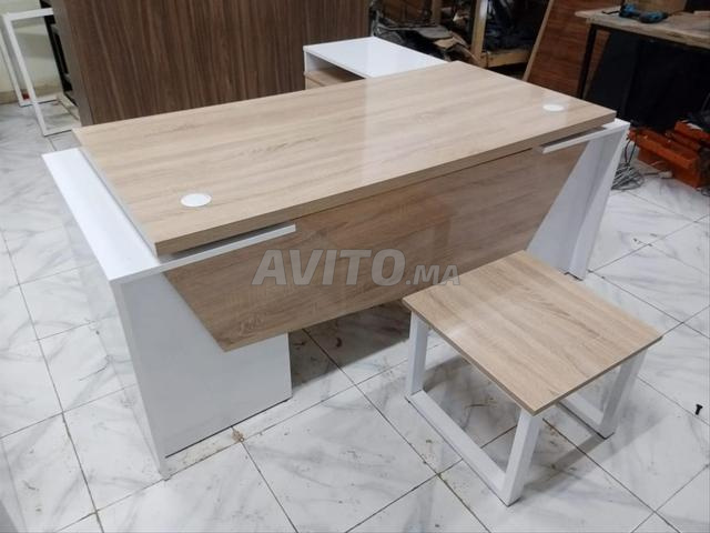Bureau avec retour et caisson à bon prix - 2
