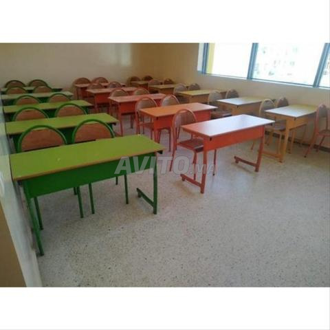 طاولة مدرسية مزدوجة بسعر بيع جيد - 2