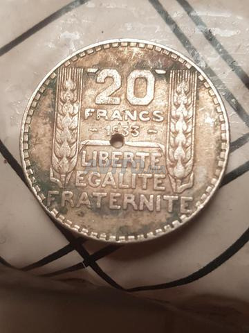 20 فرنك 1933 - 2