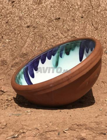 وعاء من السيراميك والطين قطعة فريدة - 2
