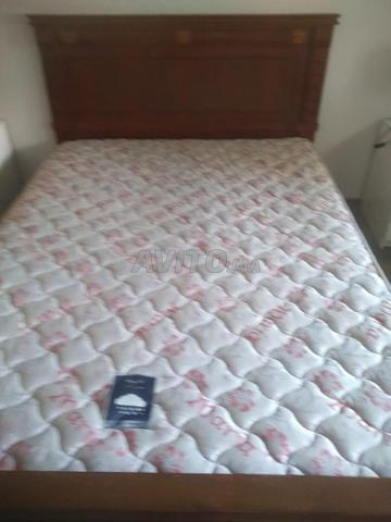 Lit deux places 140*190 avec matelas - 2