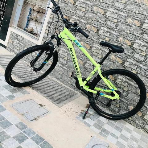 Vélo aluminium Rockrider d'extérieur