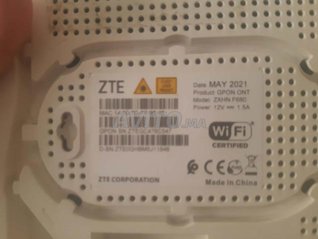 Routeur Fibre Optique Orange ZTE F680 - 2