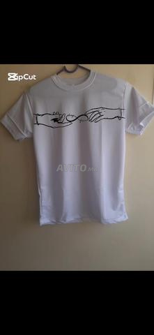 تيشيرت أبيض صيفي بتصميم اختياري... - 2