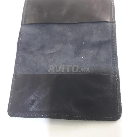 حامل جواز سفر من الجلد الطبيعي - 2