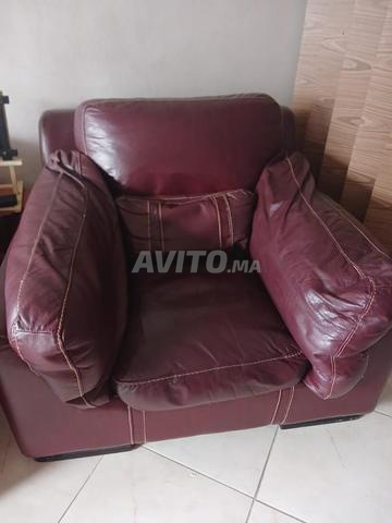 صالون جلد طبيعي ماركة إليزيوم - 2