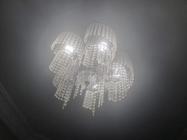 ثريا صالون مع 2 شمعدان - 2