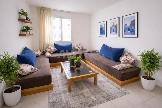 Appartement meublé à louer à Salé Jadida