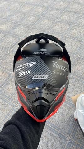 Casque Swap's S789 CRUX neuf carton - Rouge/Noir - 2